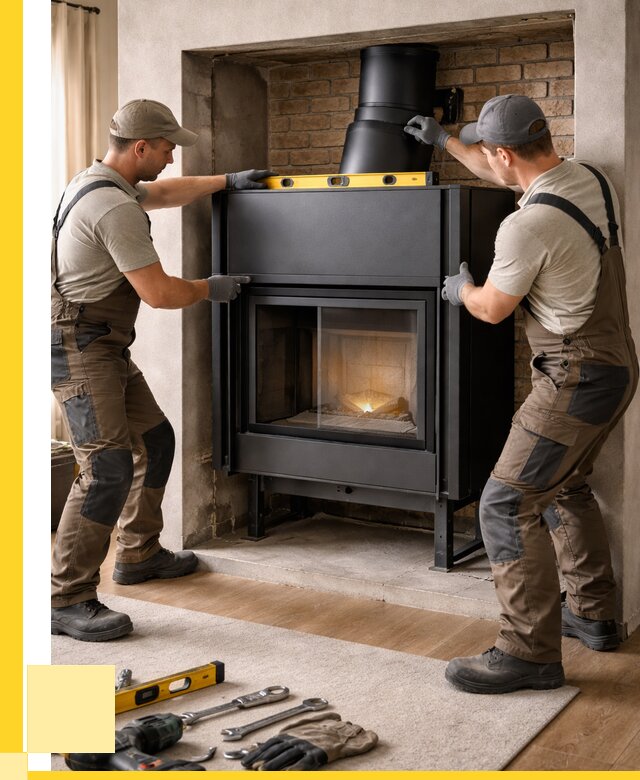 Установка каминных топок в Альметьевске под ключ от 18684 р. | ЭриданЛьм