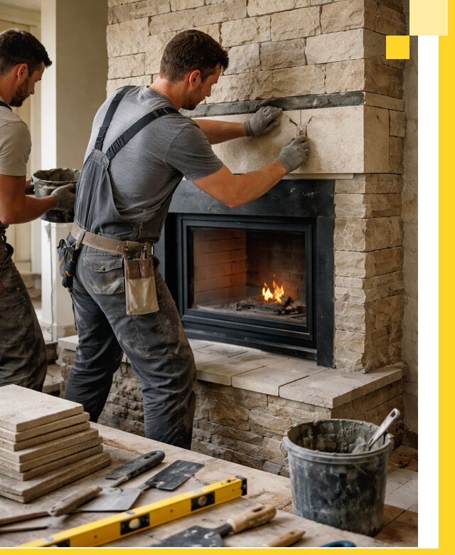 Проектирование и установка открытых каминов в Альметьевске