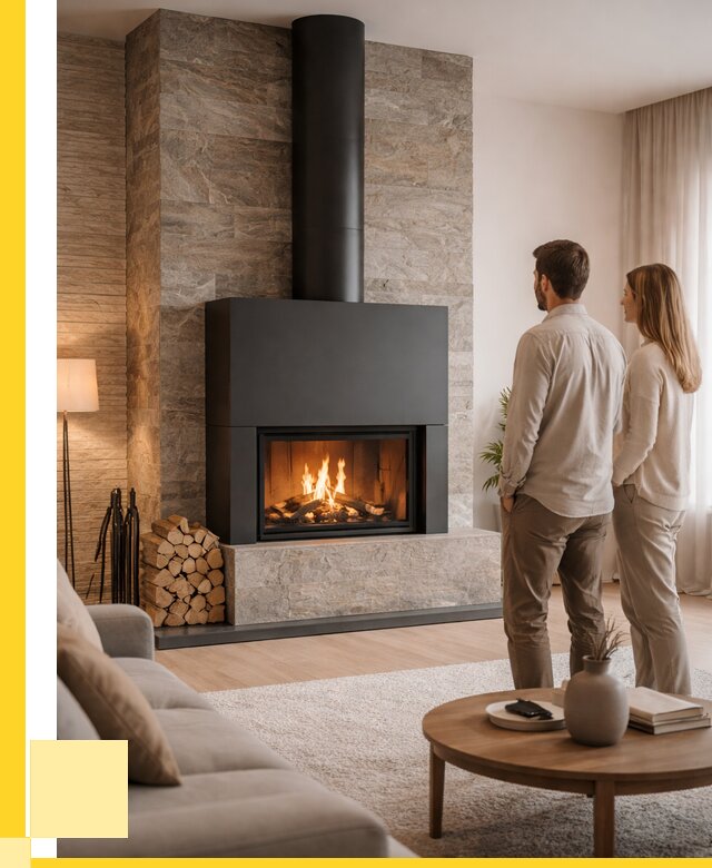 Закрытые камины под ключ в Альметьевске от 124560 р., ЭриданЛьм