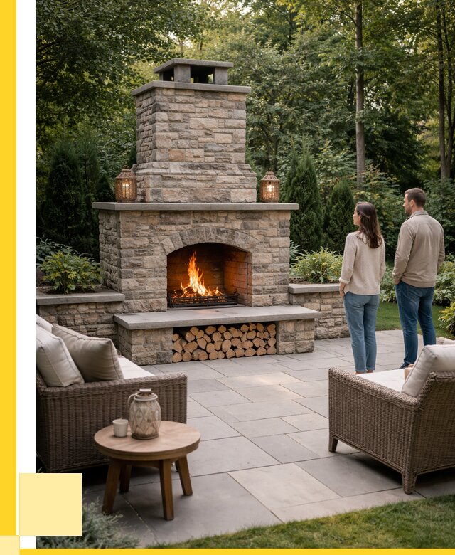 Уличные камины из кирпича в Альметьевске от 155700 р. | ЭриданЛьм