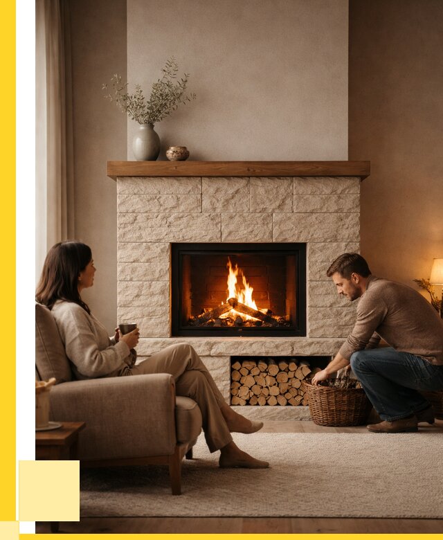 Камины для дома в Альметьевске под ключ от 155700 р. | ЭриданЛьм