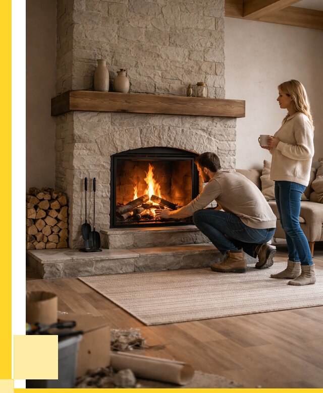 Камины для загородного дома в Альметьевске от 363300 р., ЭриданЛьм