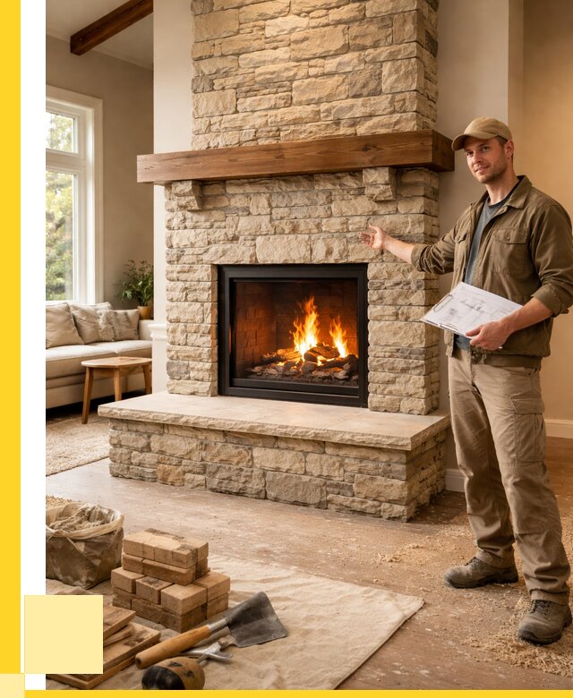 Камины под ключ в Альметьевске от 186840 р. | ЭриданЛьм — установка