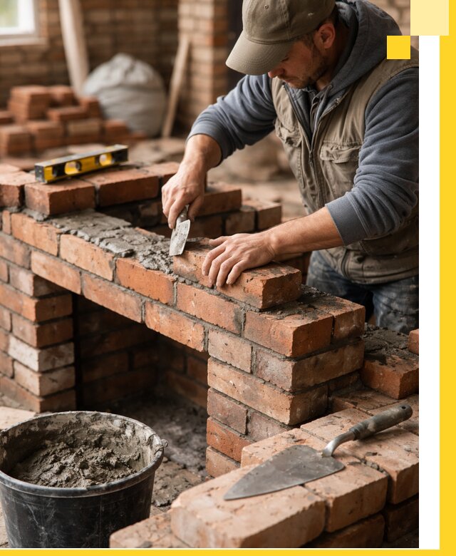 Кладка каминов под ключ в Альметьевске профессиональная отделка и монтаж