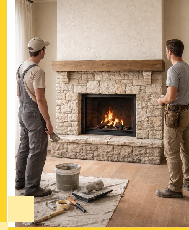 Отделка каминов в Альметьевске от 6747 р. под ключ | ЭриданЛьм