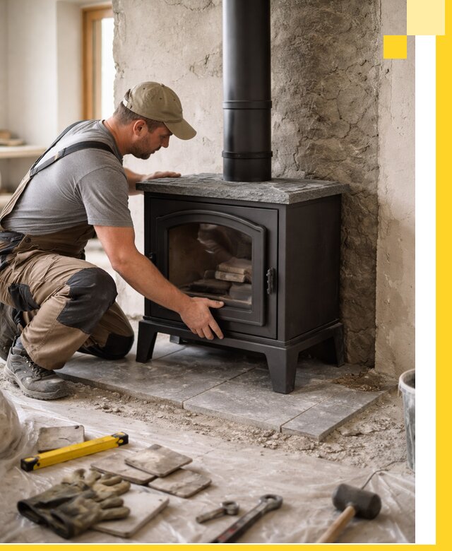 Профессиональный монтаж печей и каминов в Альметьевске под ключ