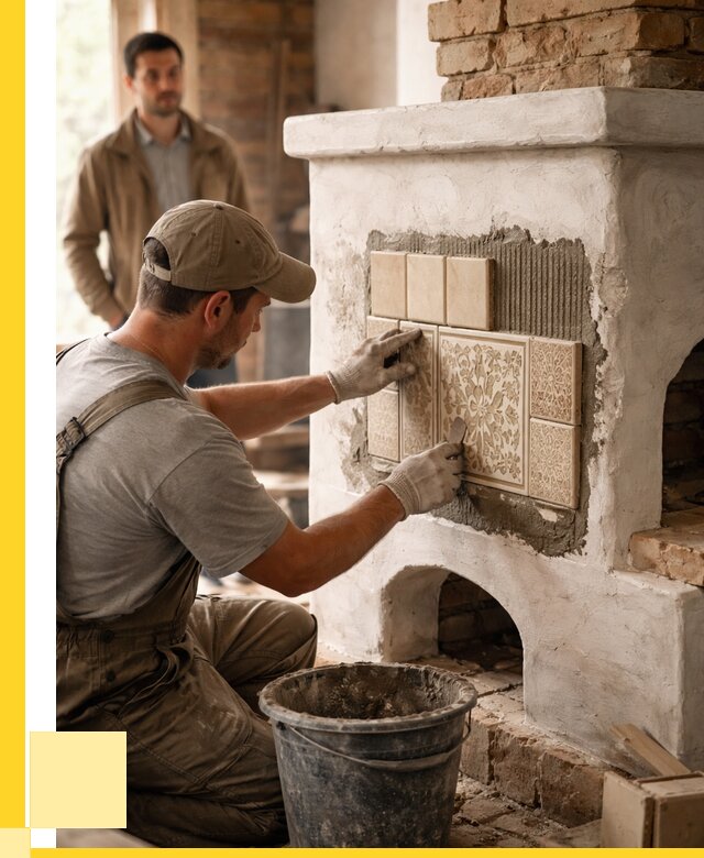 Отделка печей и банных печей в Альметьевске от 36330 р. | ЭриданЛьм