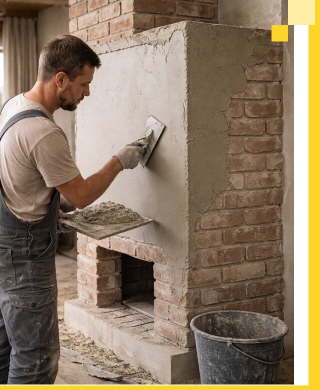 Отделка печей и облицовка каминов в Альметьевске под ключ