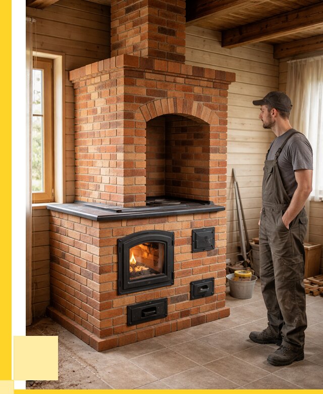 Кирпичные печи в Альметьевске: купить от 155700 р. | ЭриданЛьм