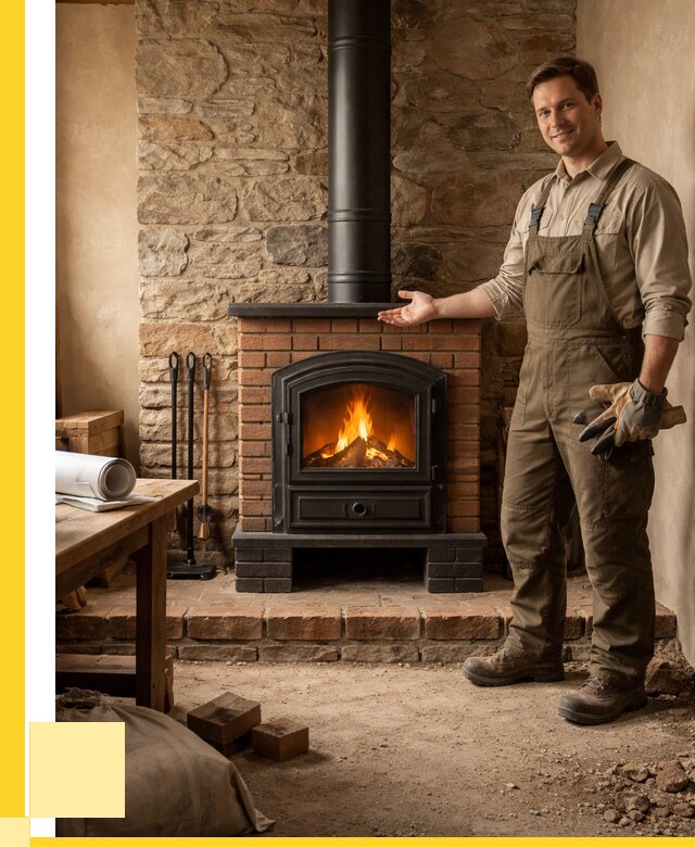 Печи отопительные из кирпича в Альметьевске от 83040 р., ЭриданЛьм