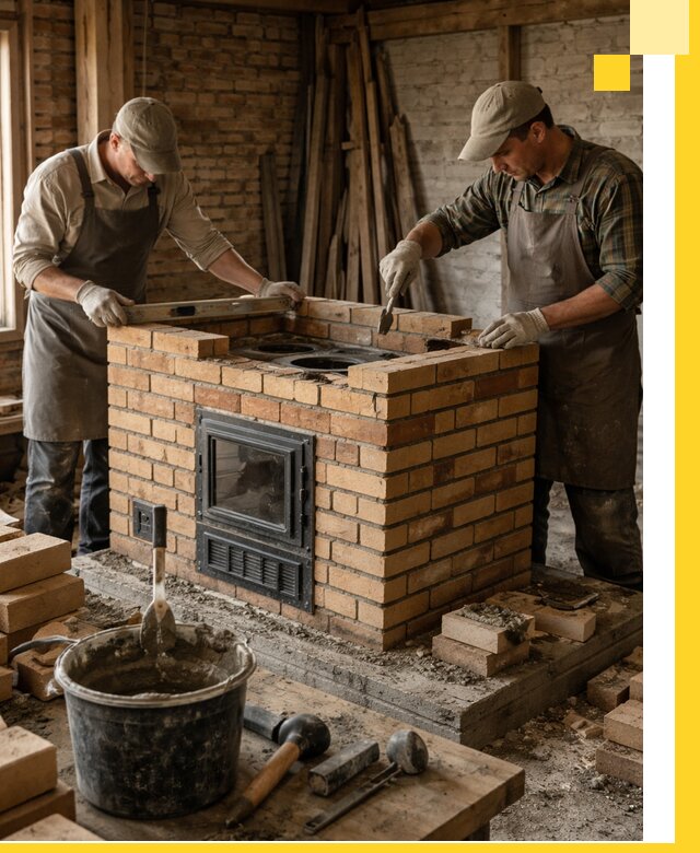 Изготовление и установка варочных печей под ключ в Альметьевске