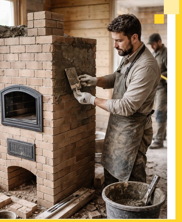 Изготовление и установка печей-шведок под ключ в Альметьевске