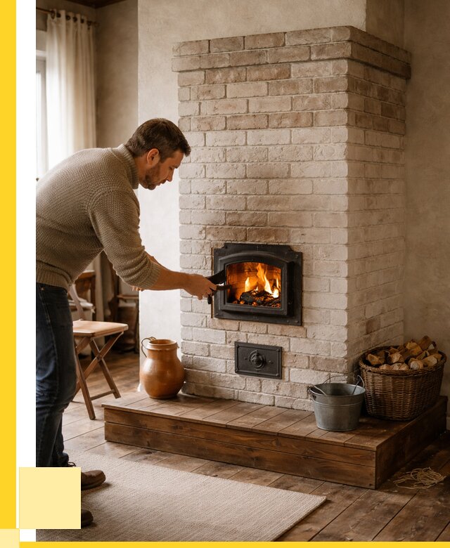 Печь голландка из кирпича в Альметьевске от 88230 р. | ЭриданЛьм