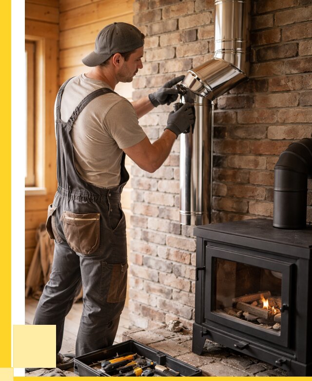 Монтаж дымоходов для печей в Альметьевске от 7785 р. | ЭриданЛьм