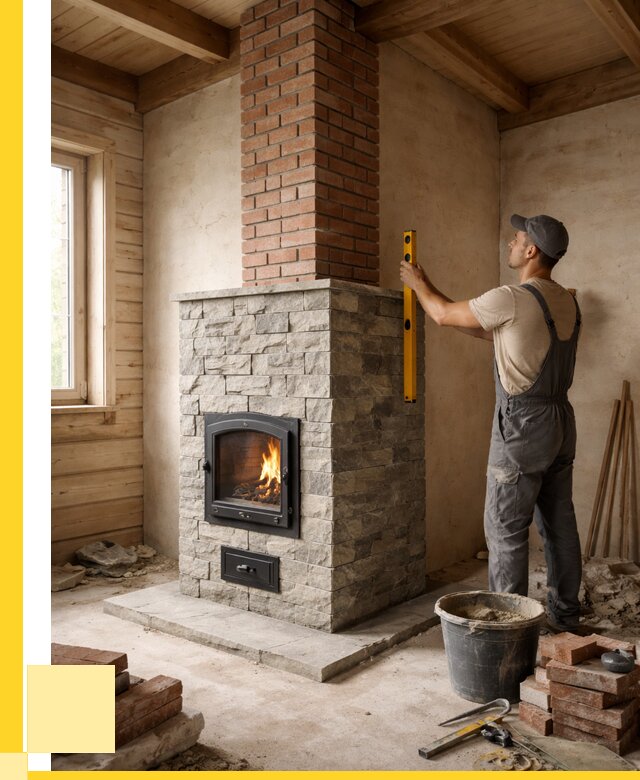 Печи и дымоходы под ключ в Альметьевске от 46710 р., ЭриданЛьм