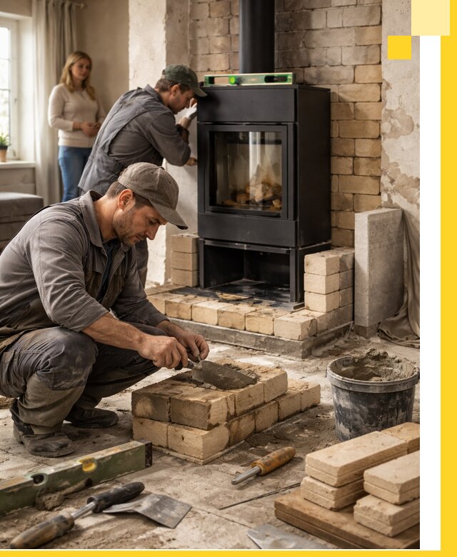 Печи и камины под ключ: проект, установка в Альметьевске