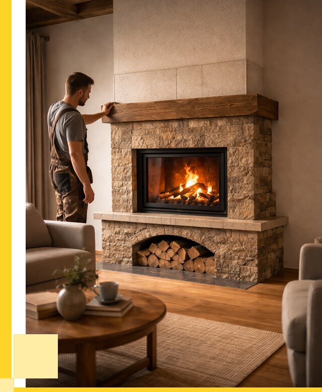 Печи камины для дома под ключ в Альметьевске от 57090 р. | ЭриданЛьм