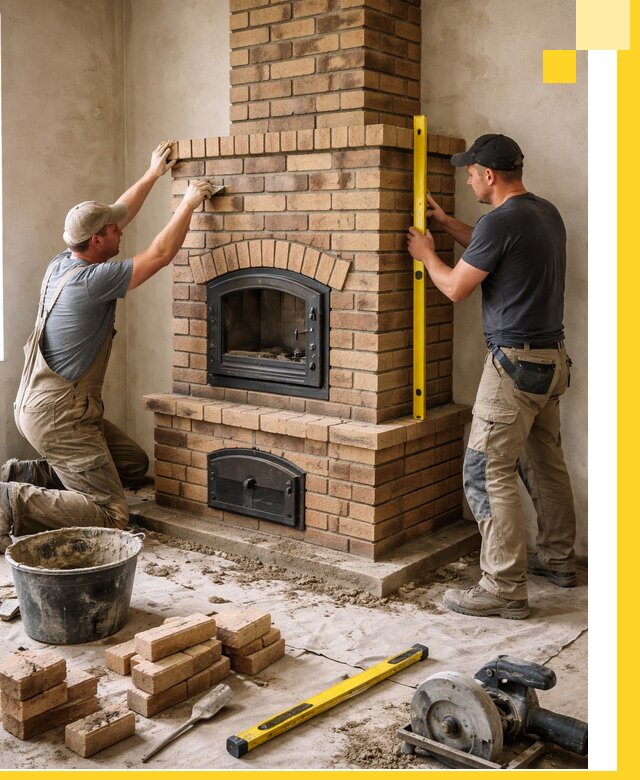 Продажа и установка печей и каминов для дома под ключ в Альметьевске