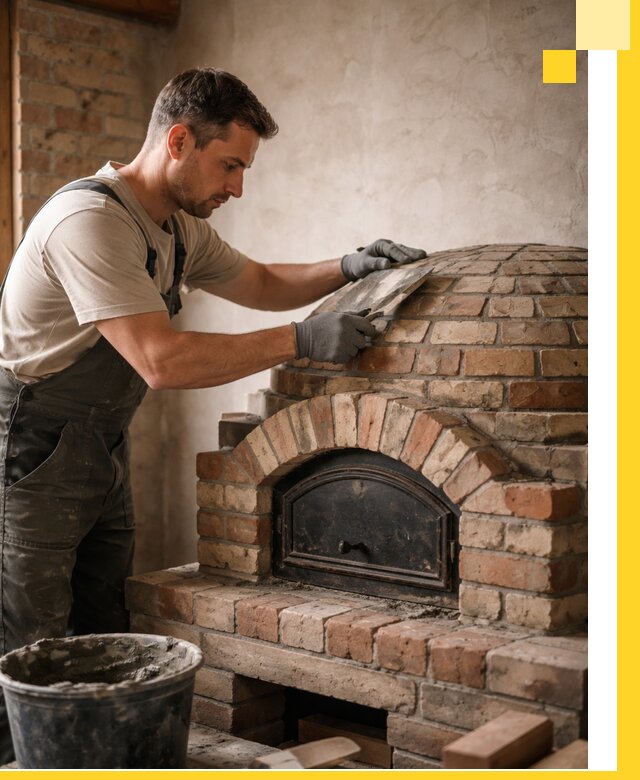 Изготовление и монтаж помпейских печей на заказ в Альметьевске