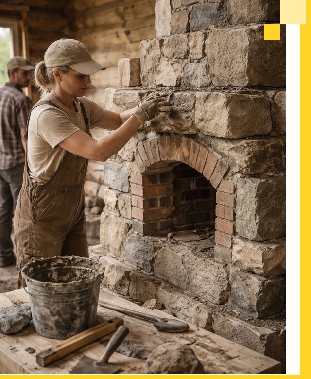 Каменные печи на заказ и монтаж в Альметьевске, долговечные решения