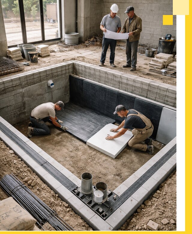 Проекты частных и общественных бассейнов под ключ в Альметьевске