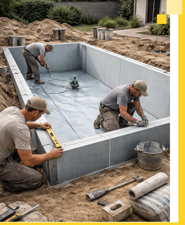 Профессиональный монтаж бассейнов под ключ в Альметьевске с гарантией