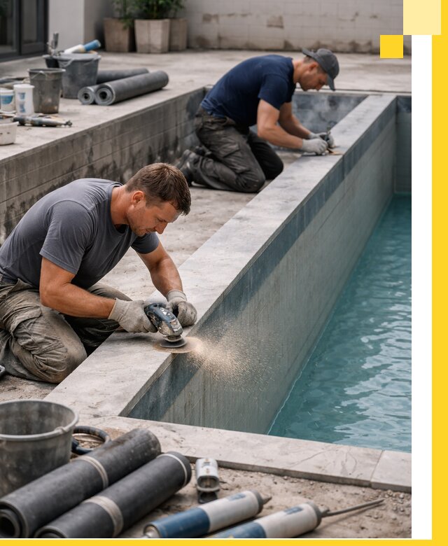 Профессиональный ремонт бассейнов под ключ в Альметьевске