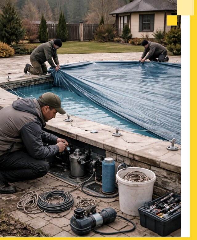 Консервация бассейнов в Альметьевске: подготовка к длительному хранению