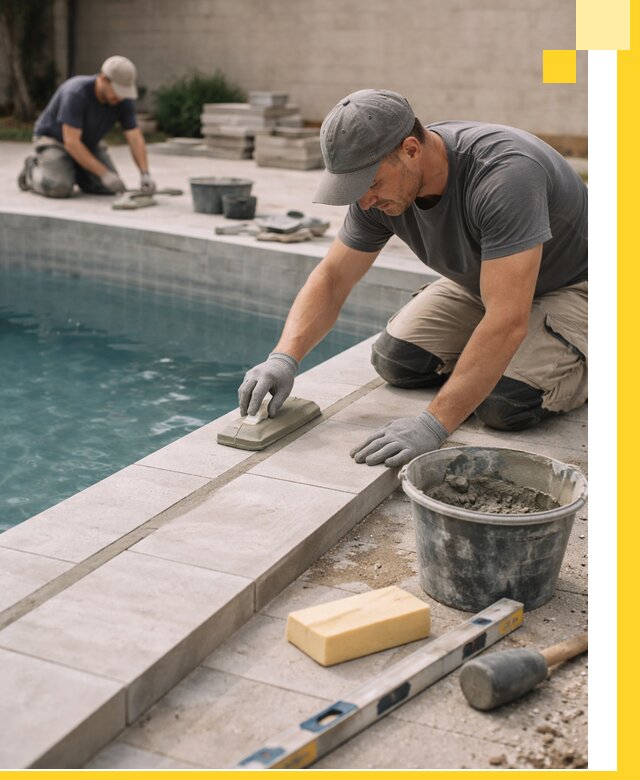 Отделка бассейнов в Альметьевске: декоративная отделка и гидроизоляция