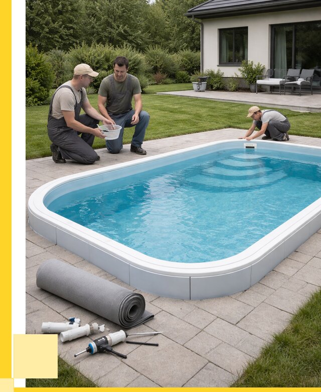 Пластиковый бассейн купить в Альметьевске от 259500 р., ЭриданЛьм