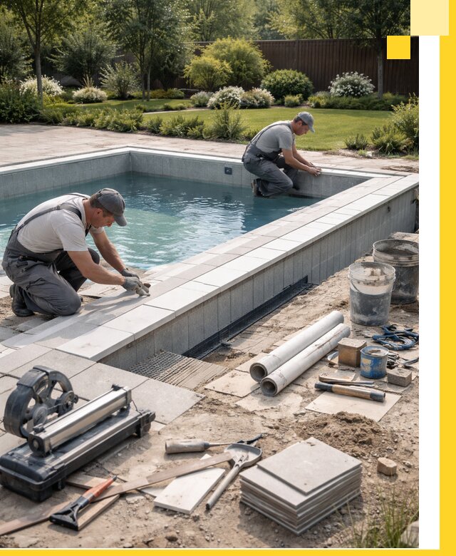 Строительство открытых бассейнов под ключ в Альметьевске профессионально