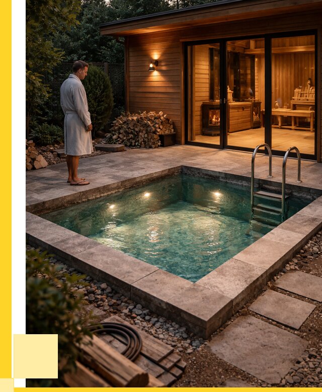 Бани с бассейном под ключ в Альметьевске от 98610 р. | ЭриданЛьм