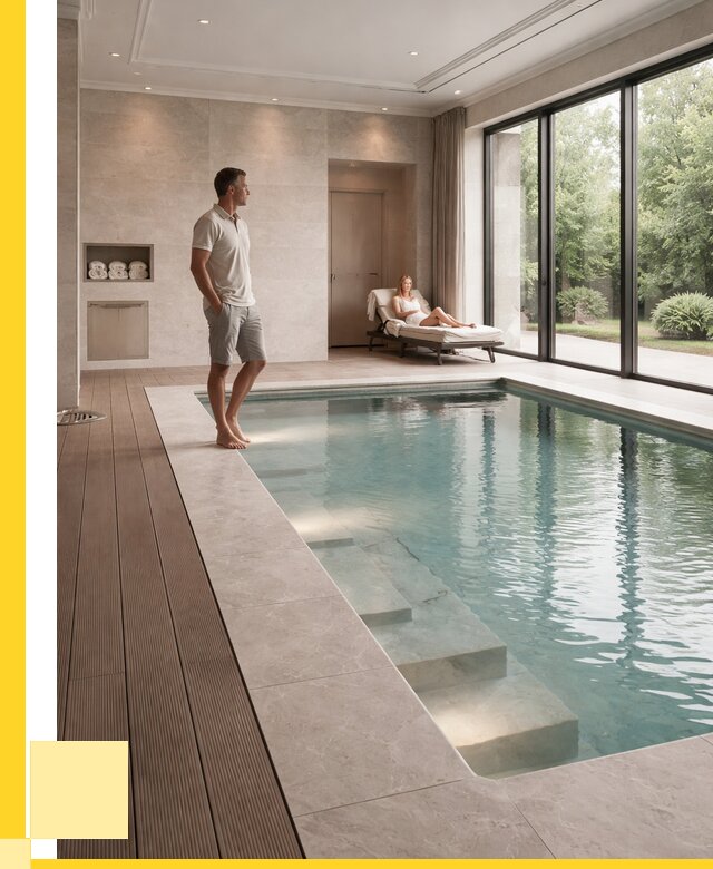 Бассейны в коттедже под ключ в Альметьевске от 1245600 р. | ЭриданЛьм