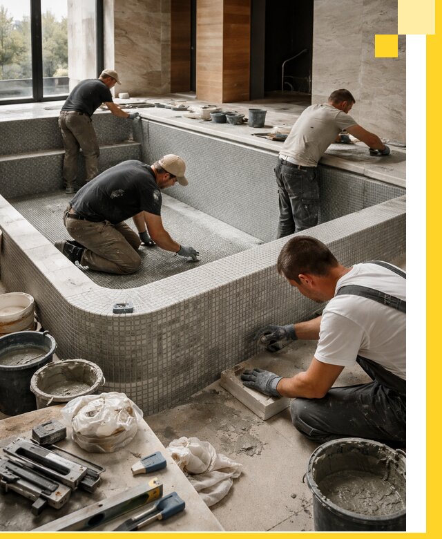 Строительство и установка СПА бассейнов под ключ в Альметьевске