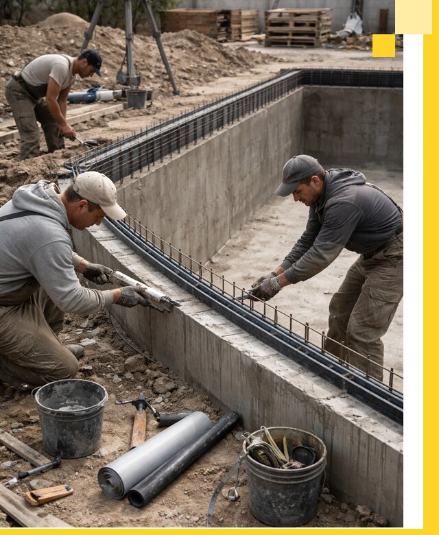 Качественный монтаж чаши бассейна в Альметьевске под ключ с гарантией