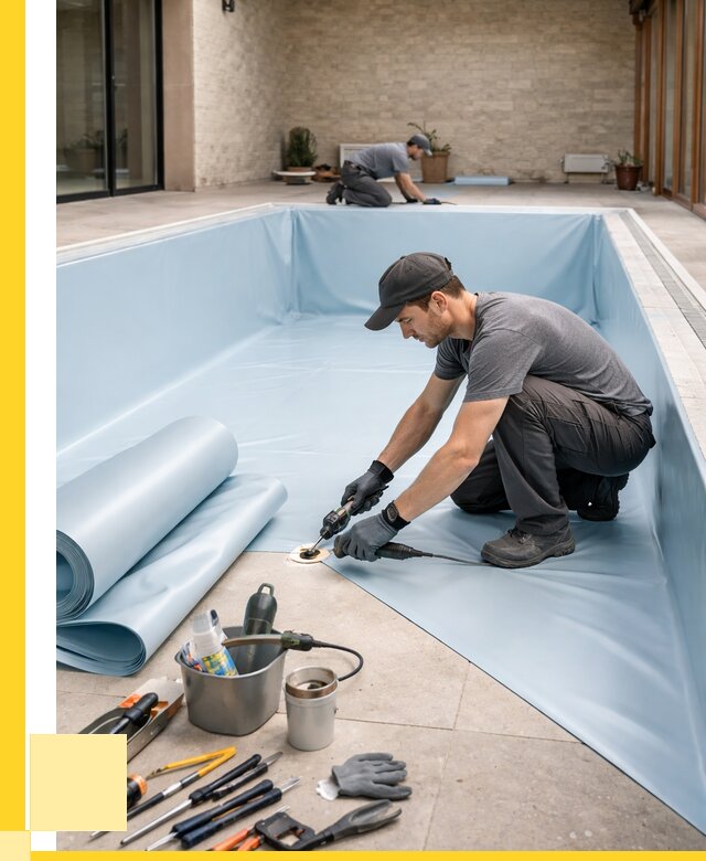 Пленка ПВХ для бассейнов в Альметьевске от 2595 р. | ЭриданЛьм