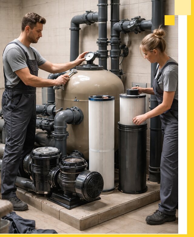 Фильтры и системы фильтрации для бассейнов в Альметьевске