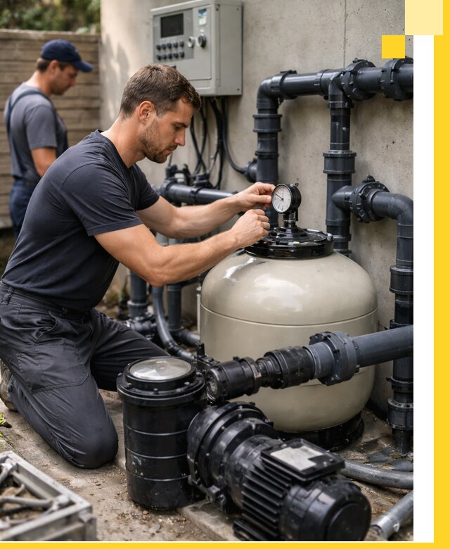 Поставка и монтаж фильтровального оборудования для бассейнов в Альметьевске