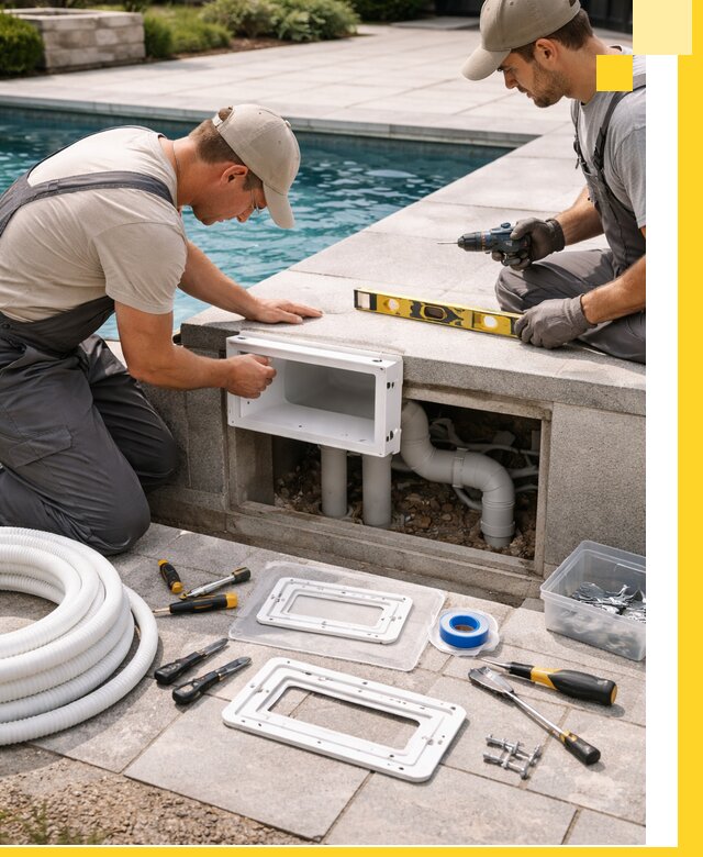 Поставка и установка скиммеров для бассейнов в Альметьевске