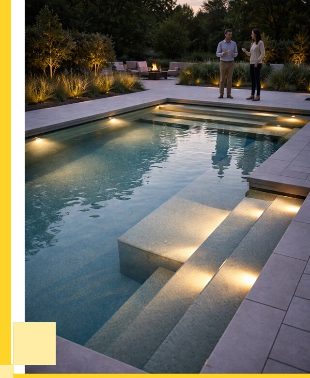 Освещение бассейнов в Альметьевске под ключ от 25950 р. | ЭриданЛьм