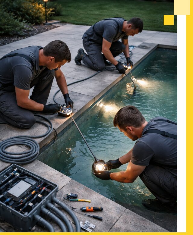 Профессиональное освещение бассейнов в Альметьевске: дизайн и монтаж