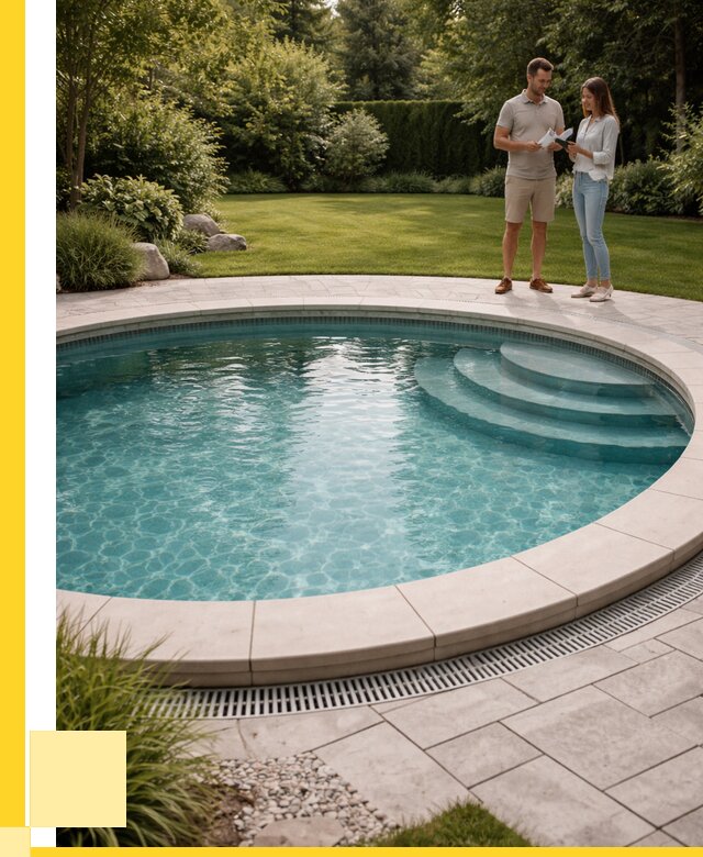 Круглые каркасные бассейны купить в Альметьевске от 259500 р. | ЭриданЛьм