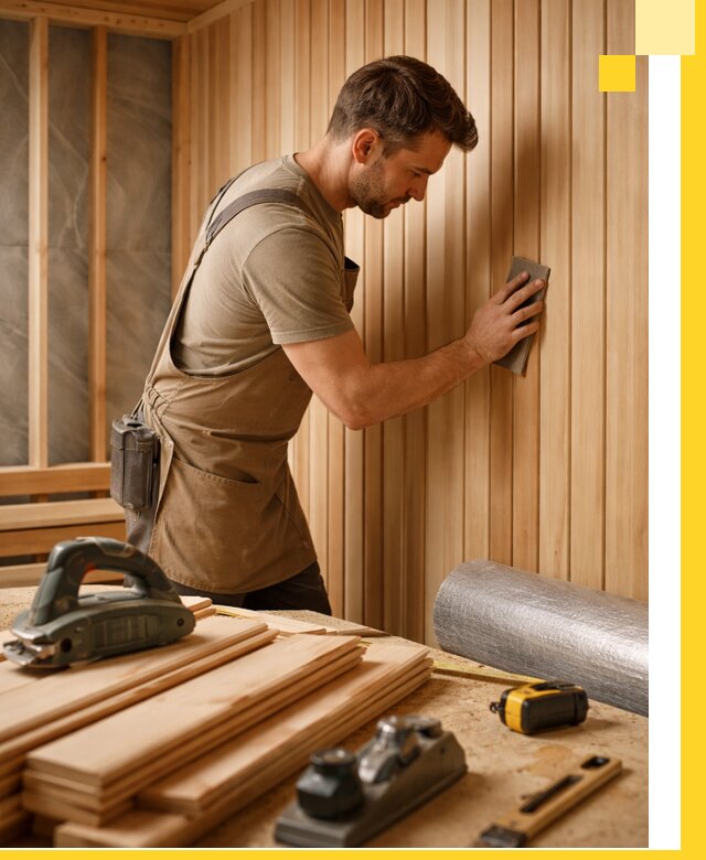 Профессиональная отделка саун и парных под ключ в Альметьевске