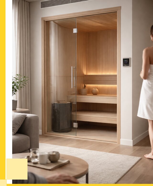 Сауна в квартире под ключ в Альметьевске от 124560 р. ЭриданЛьм