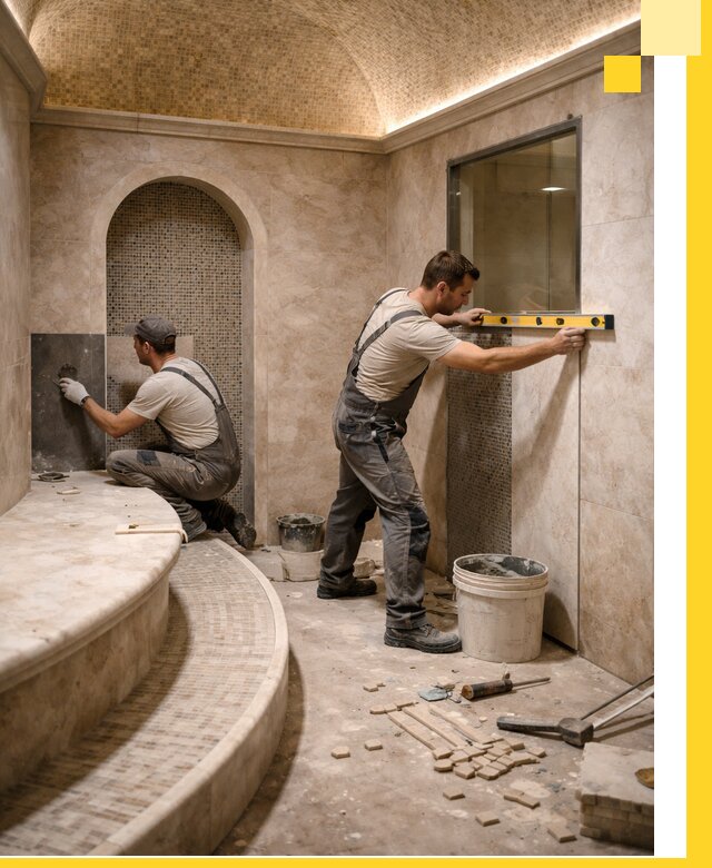 Проектирование и строительство саун с хамамом под ключ в Альметьевске