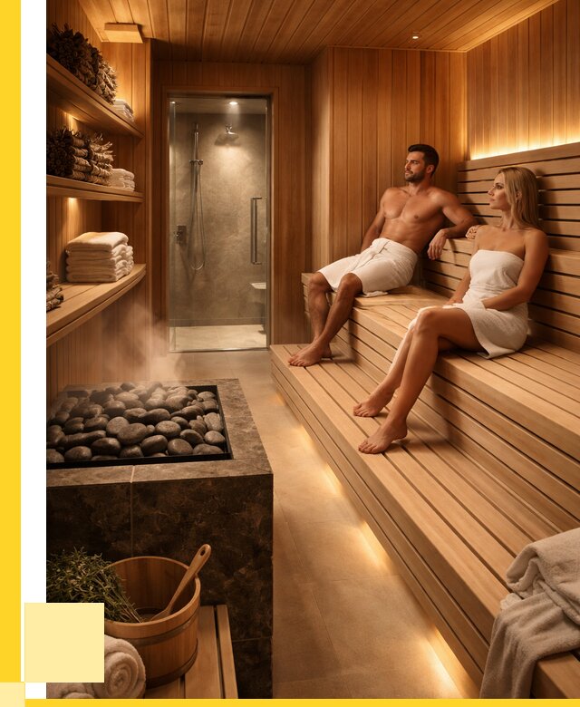 Интерьеры саун под ключ в Альметьевске от 186840 р. | ЭриданЛьм