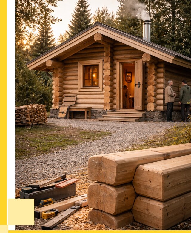 Строительство бань и комплексов в Альметьевске от 467100 р.| ЭриданЛьм