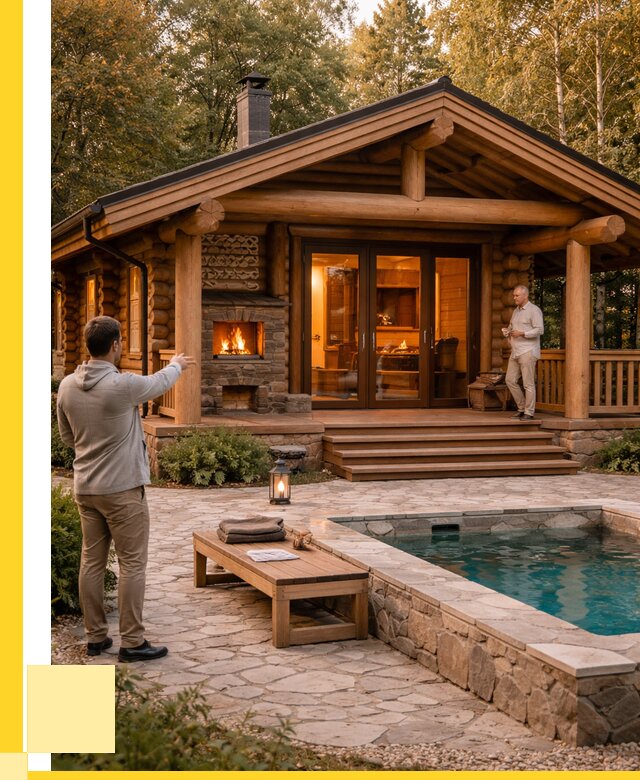 Проекты бань и хамам в Альметьевске от 25950 р. | ЭриданЛьм