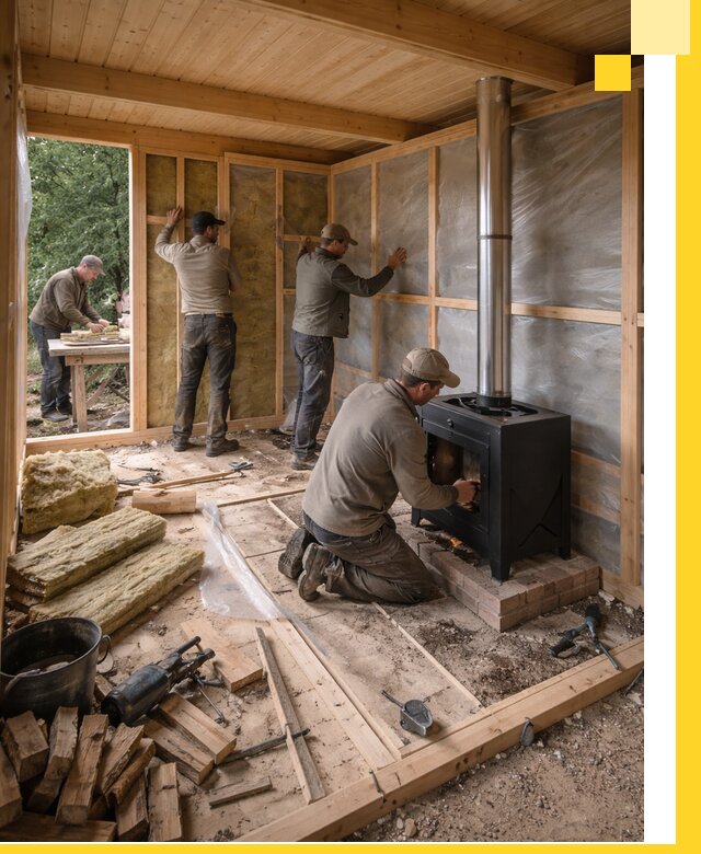 Профессиональный монтаж бань под ключ в Альметьевске для дома