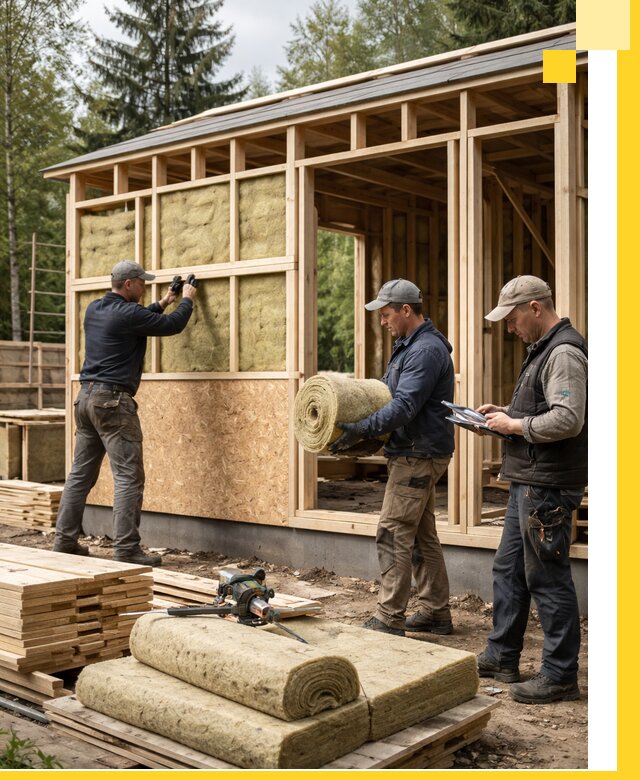 Проектирование и строительство каркасных бань в Альметьевске под ключ